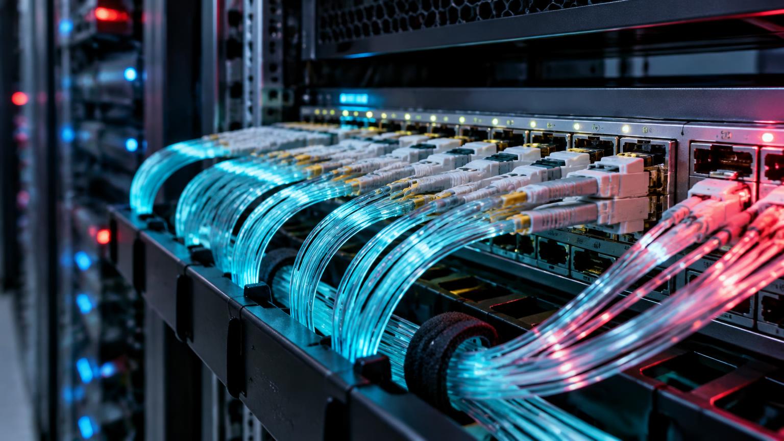 Fiber optic network connections